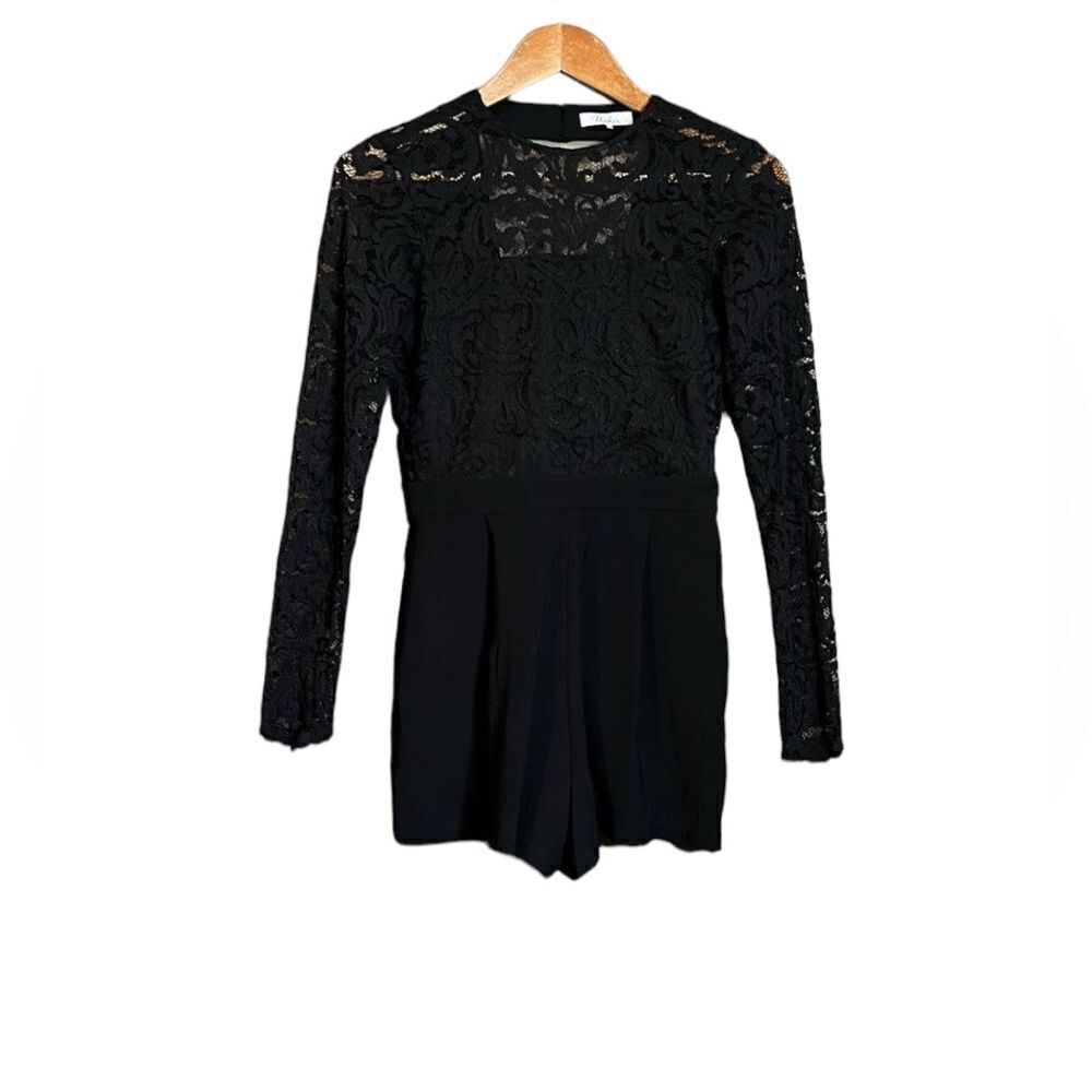 Parker black lace romper. Size xs